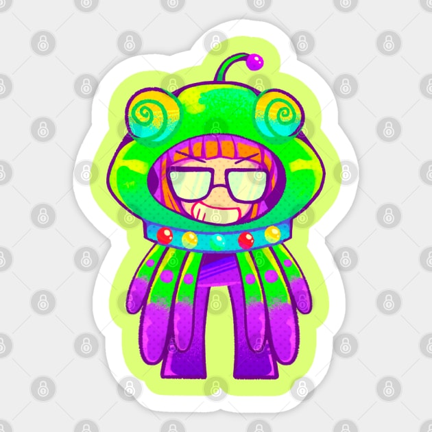 Alien Futaba Sticker by OkiComa